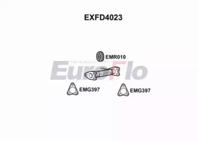 Труба выхлопного газа EuroFlo EXFD4023