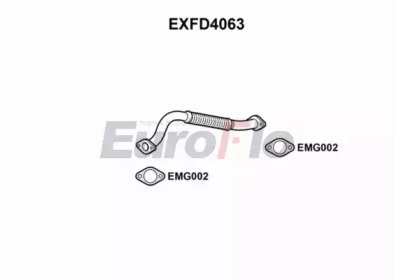 Труба выхлопного газа EuroFlo EXFD4063