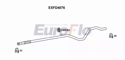 Труба выхлопного газа EuroFlo EXFD4076