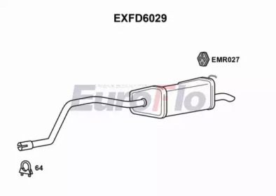 Амортизатор EuroFlo EXFD6029