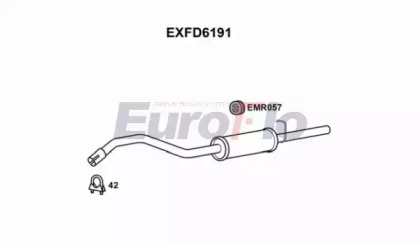 Глушитель выхлопных газов конечный EuroFlo EXFD6191