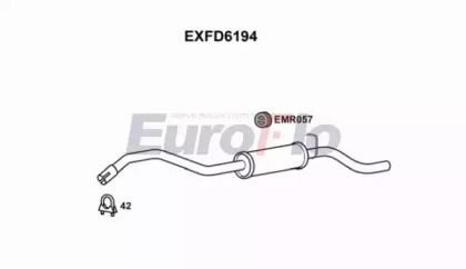 Глушитель выхлопных газов конечный EuroFlo EXFD6194