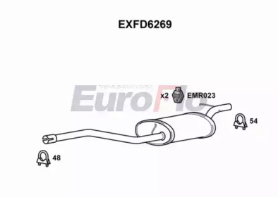 Амортизатор EuroFlo EXFD6269