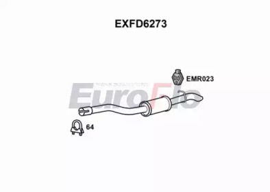 Амортизатор EuroFlo EXFD6273