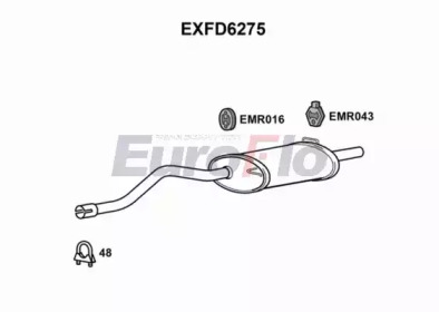 Амортизатор EuroFlo EXFD6275