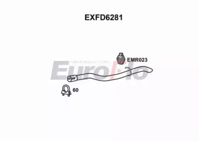 Насадка выпускной трубы EuroFlo EXFD6281