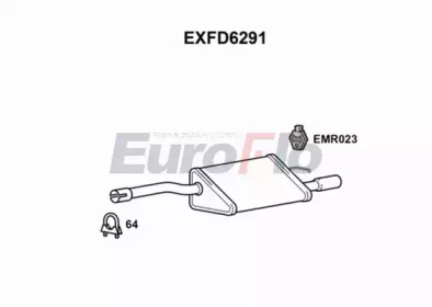 Амортизатор EuroFlo EXFD6291