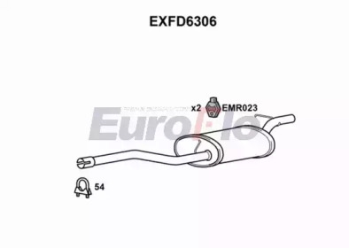 Амортизатор EuroFlo EXFD6306