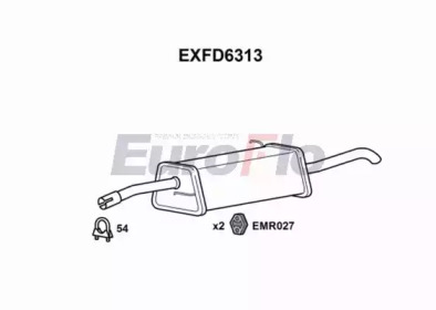 Амортизатор EuroFlo EXFD6313