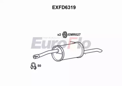 Амортизатор EuroFlo EXFD6319