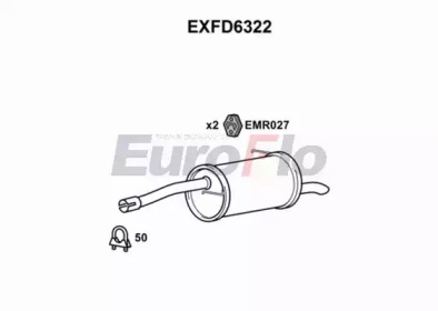 Амортизатор EuroFlo EXFD6322