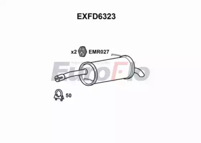 Амортизатор EuroFlo EXFD6323