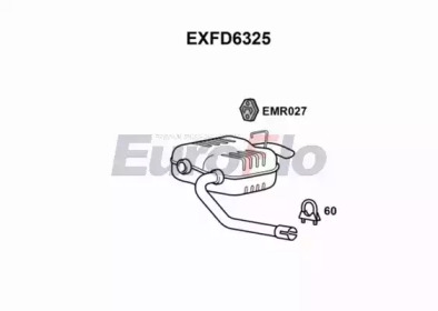 Амортизатор EuroFlo EXFD6325