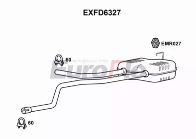 Амортизатор EuroFlo EXFD6327