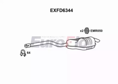 Амортизатор EuroFlo EXFD6344