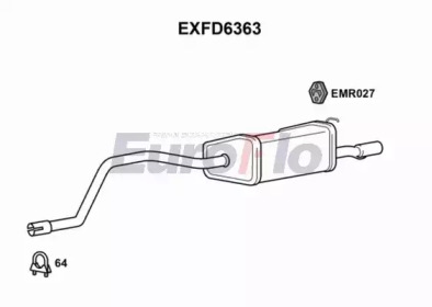 Амортизатор EuroFlo EXFD6363