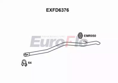 Насадка выпускной трубы EuroFlo EXFD6376