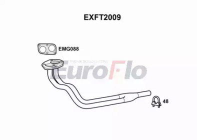 Труба выхлопного газа EuroFlo EXFT2009