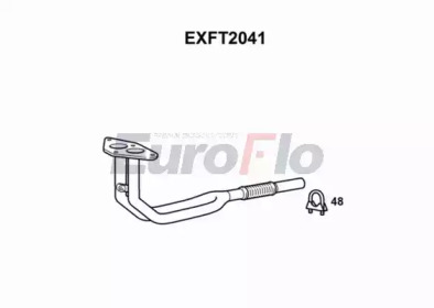 Труба выхлопного газа EuroFlo EXFT2041