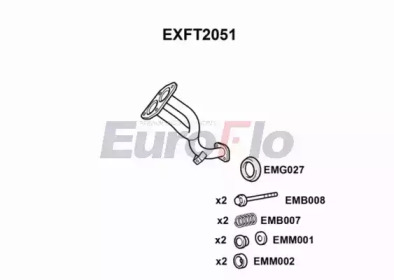 Труба выхлопного газа EuroFlo EXFT2051