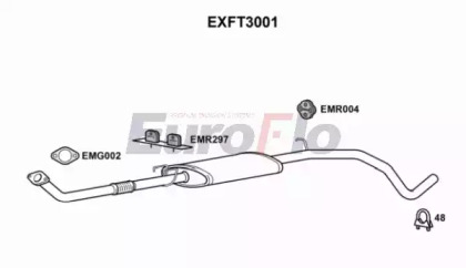 Амортизатор EuroFlo EXFT3001