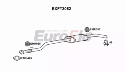 Амортизатор EuroFlo EXFT3052