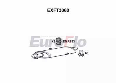 Амортизатор EuroFlo EXFT3060