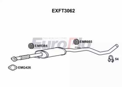 Амортизатор EuroFlo EXFT3062