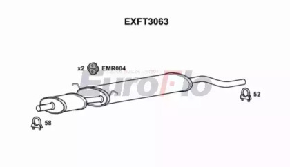 Амортизатор EuroFlo EXFT3063