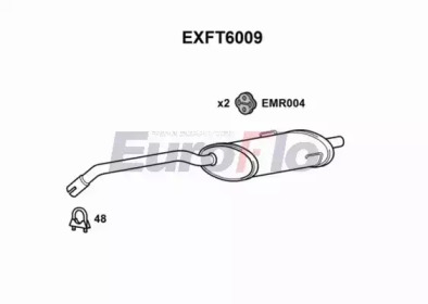 Амортизатор EuroFlo EXFT6009