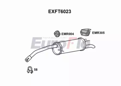 Амортизатор EuroFlo EXFT6023