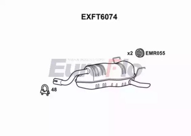 Амортизатор EuroFlo EXFT6074