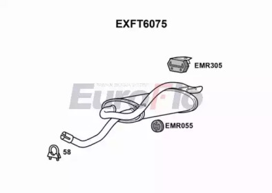 Амортизатор EuroFlo EXFT6075