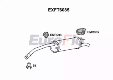 Амортизатор EuroFlo EXFT6085