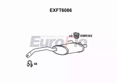 Амортизатор EuroFlo EXFT6086