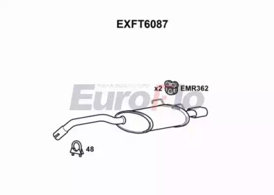 Амортизатор EuroFlo EXFT6087