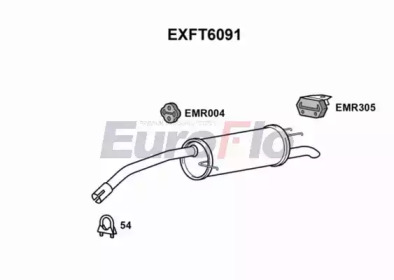 Амортизатор EuroFlo EXFT6091