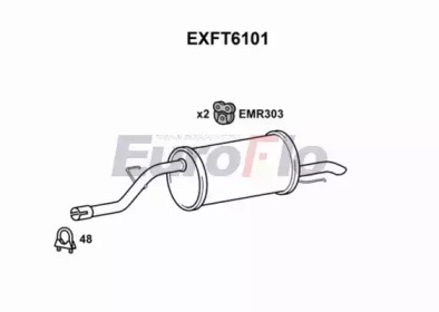 Амортизатор EuroFlo EXFT6101