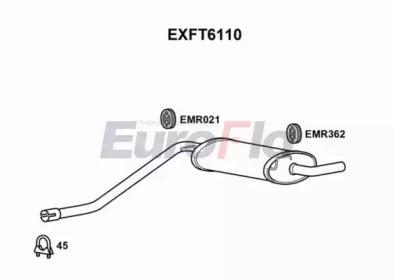 Амортизатор EuroFlo EXFT6110