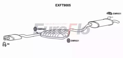 Амортизатор EuroFlo EXFT9005