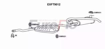 Амортизатор EuroFlo EXFT9012