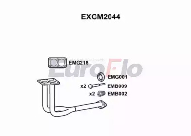 Труба выхлопного газа EuroFlo EXGM2044