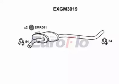 Амортизатор EuroFlo EXGM3019