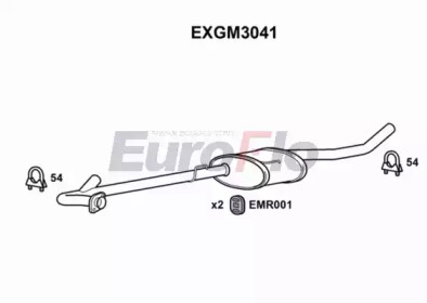 Амортизатор EuroFlo EXGM3041