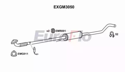 Амортизатор EuroFlo EXGM3050