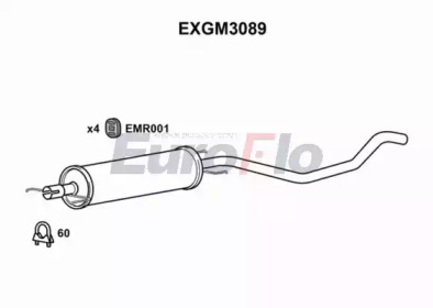 Амортизатор EuroFlo EXGM3089