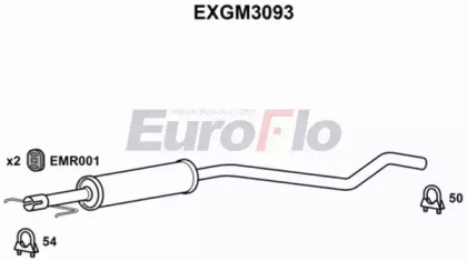 Амортизатор EuroFlo EXGM3093