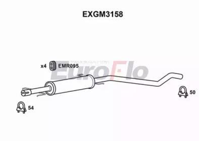 Амортизатор EuroFlo EXGM3158