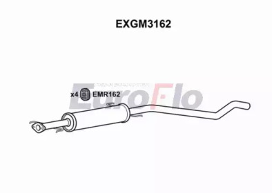 Амортизатор EuroFlo EXGM3162