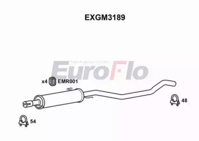 Амортизатор EuroFlo EXGM3189